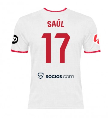 Sevilla Saul Niguez #17 Primera Equipación 2024-25 Manga Corta